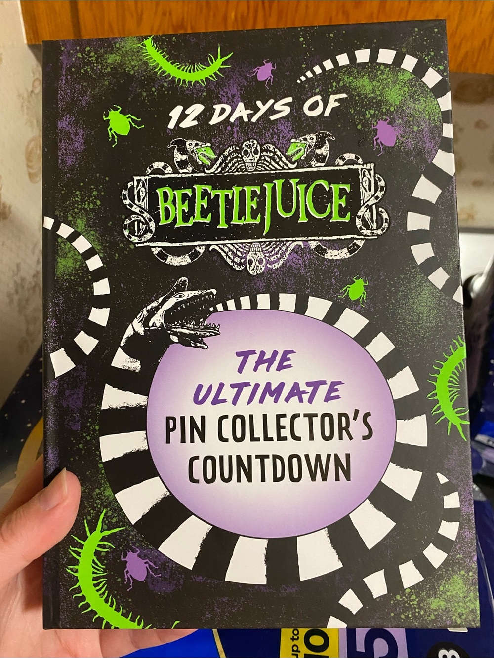Beetlejuice 12 Days Pin Collector's Countdown - Black, Green, Purple